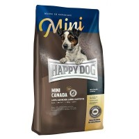 Pasja hrana Happy Dog MINI CANADA, 1kg z lososom, zajcem in jagnjetino