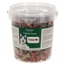 Piškotki za pse, več okusov, TRAINER MIX, 500 g v vedru