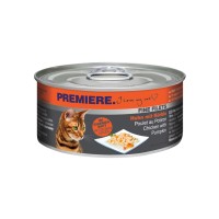 Mačja hrana Premiere Cat Fine Filets PIŠČANEC/BUČA, 80g konzerva